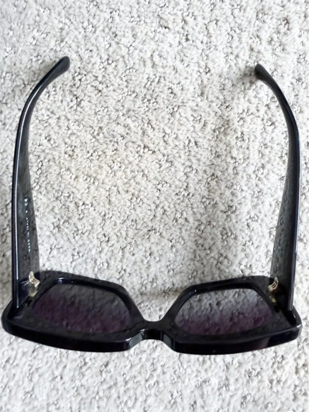 CHANEL Black Oversized Rectangle Sunglasses w/ Orig. Packaging Celeb Style